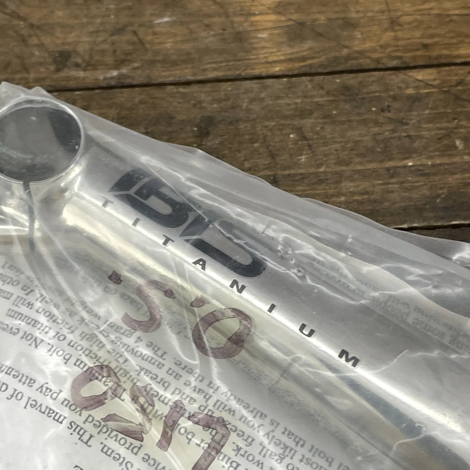 Vintage Ibis Titanium Quill Stem 25.4mm Bar Clamp NOS New 1 1/8 MTB Bike - Image 4 of 4