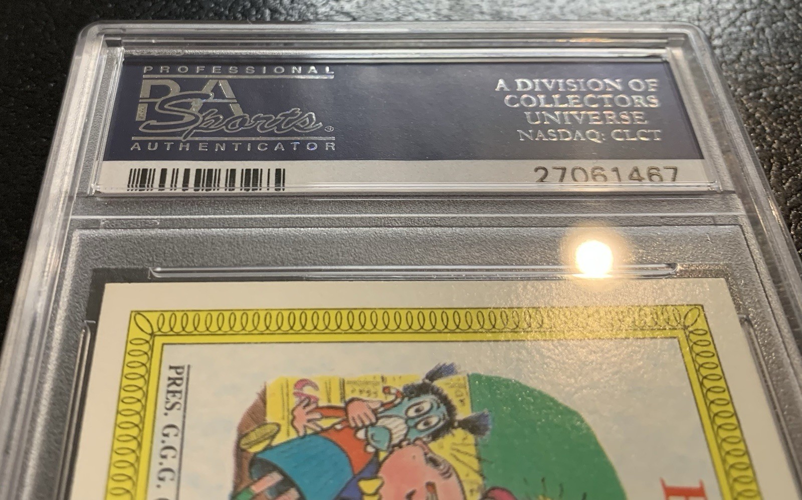 1985 Garbage Pail Kids OS1 Green Jean 39b PSA 10 GEM MINT-RARE GLOSSY CARD!! TWT view 6