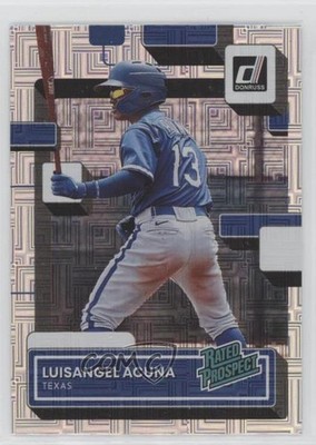 2022 Panini Donruss Rated Prospect Vector Luisangel Acuna #RP-9 6rq