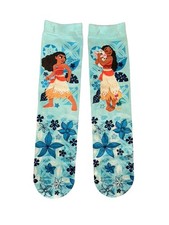 Nuevos Calcetines Juveniles Azul Gallo Moana Pua Pig & Hei Hei Parques Disney Nuevos Talla Pequeña