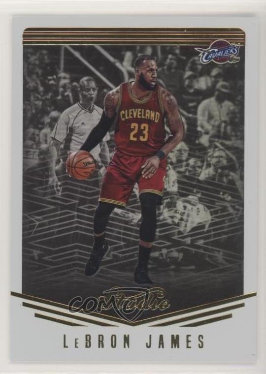 2016-17 Panini Studio LeBron James #18 0he4