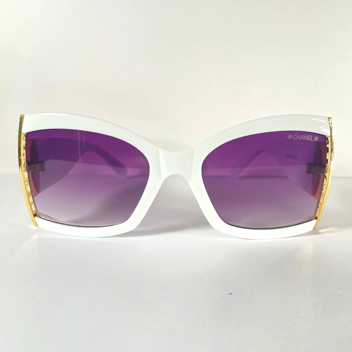 CHANEL Purple Plastic Frame Sunglasses for Women for sale | eBay
