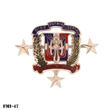 Dominican Republic Army ~ Lieutenant General Insignia ~ N.S. Meyer ~ NEW