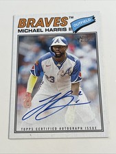 2026 Topps Heritage Michael Harris Real One On Card Auto #ROA-MH Braves