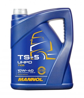 Motoröl Mannol TS-5 UHPD 10W-40 API CI-4/CH-4/SL ACEA E7 A3/B4 5L Kanister
