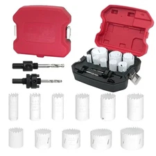 11PCS Hole Cutter Kit for Electric Drill For Drilling Wood and PVC Board