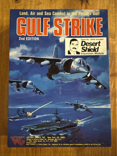 Board Game, Gulf Strike, Third 3rd Edition, Victory Games/Avalon Hill, 1990