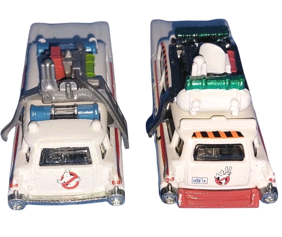 Hot Wheels Ghostbuster 1959 Cadillac Meteor Ambulance (2009) ECTO 1A (2014) Lot - Image 4 of 4