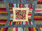 Machine Quilted  scrappy quilt 43x43 in — photo 2