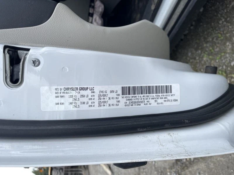 2014 DODGE CARAVAN MUFFLER 3.6L AT AWD 55K -SE- 55580 - Image 4 of 4