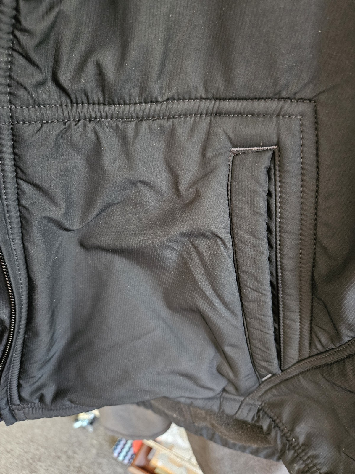 Nike full zip jacket medium. Poly with fleece lin… - image 4