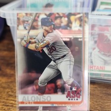 Topps 2019 Chrome Update All-Star Game Rookie Pete Alonso Mets #86