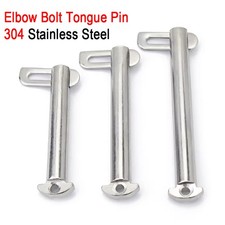304 A2 Stainless Steel Marine Toggle Pins Elbow Bolt Tongue Pin M8 M10 M12 M14