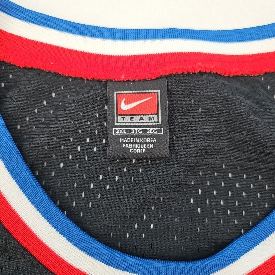 Camiseta deportiva negra vintage para hombre Philadelphia 76ers Allen Iverson de Nike talla 3XL Foto 3 de 4