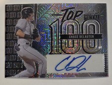 2023 Leaf Metal Top 100 Silver Mojo 3/7 Chase Delauter #T1-CDL Auto