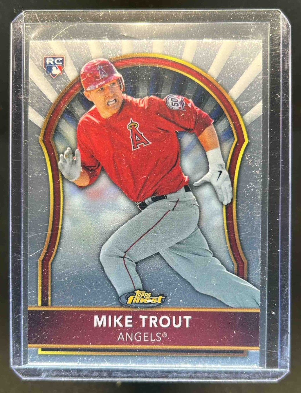 2011 Finest Mike Trout RC Rookie #94 Angels