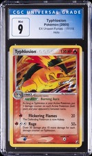 2005 POKEMON EX UNSEEN FORCES HOLO #17 TYPHLOSION CGC 9 on eBay