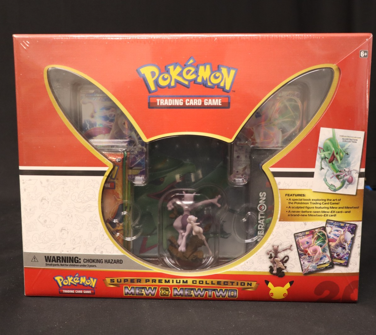 Buy Pokémon Super Premium Mew and Mewtwo 20th Anniversary