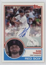2018 Topps 1983 Topps Design Auto Sam Travis #83A-ST Auto 1f6