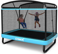 Trampoline for Kids 6FT Toddler with Swing Enclosure Safety Net Indoor/Outdoor