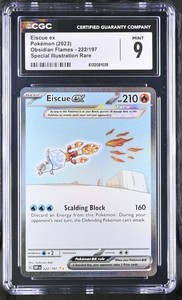 eiscue ex pokemon card value Eiscue Ex Obsidian Flames