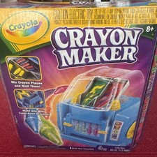 Crayola 🖍️ Crayon Maker Melt Mold & Make Swirl Color Crayons NEW Open Box 2009