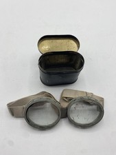 WWII Swiss Army Snow Goggles in Tin Case