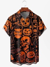 Fabric Fashion Hawaiian Lapel Short Sleeve Shirt 2
