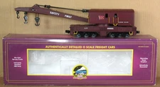 MTH Premier 20-98221 Lehigh Valley Crane Car (Scale) O-Gauge NIB