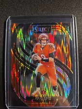 2024 Panini Select - Premier Level Joe Burrow #127 Black & Red Shock Prizm