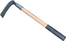 Forged Hoe, Forged Adze Grubbing Hoe, Solid Mattock Pick Digging Tool, 17-Inch M