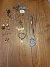 Vintage Estate Costume Jewelry Lot- Trifari, Joan Rivers, 12kt GF amethyst