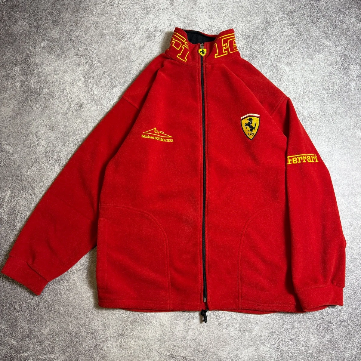 Veste Vintage Ferrari Michael Schumacher F1 - Taille XXL, Rouge, Occasion En Bon état