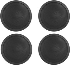 4-Pack CCL6T Black 70V 6" Commercial/Restaurant Ceiling Speakers