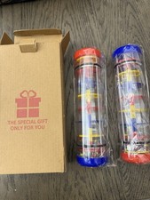     Rain Stick Sensory Toys   2 Pack Sound Tube Musical Instrument New in Package