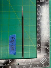 Vintage 7.75" Long Carcade Triangular Metal File Hand Tool Made In USA
