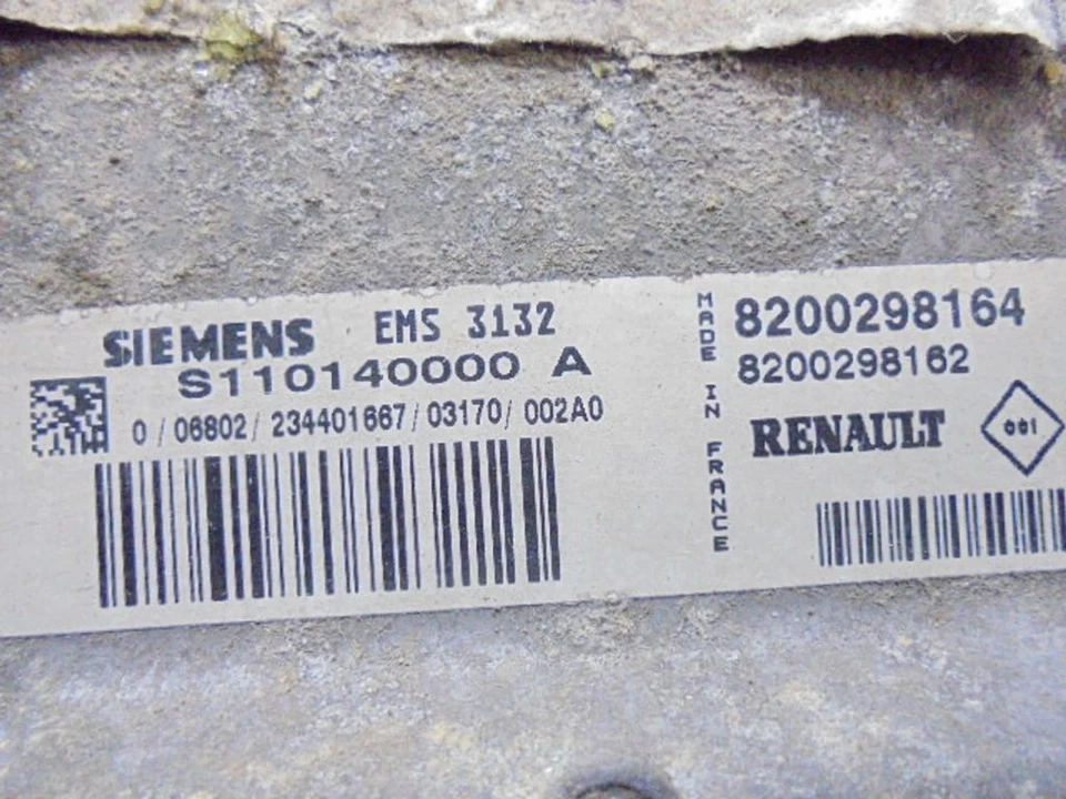 Centralina motore Renault Megane I 1997 ECU 8200298164 AOJ32292 - Immagine 4 di 4