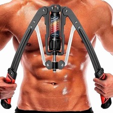 Twister Arm Exerciser Adjustable 22-440lbs Hydraulic Power Chest Red