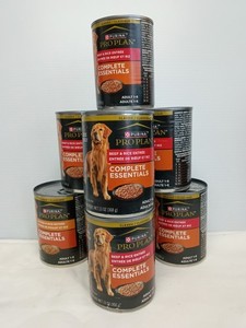 8 Purina Pro Plan Complete Essentials, Beef and Rice Entree in Wet Dog Fo...