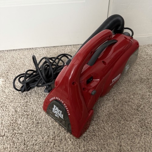 Royal Dirt Devil Power Reach Corded Handheld Vacuum Bagless w/ Hose Crevice Tool