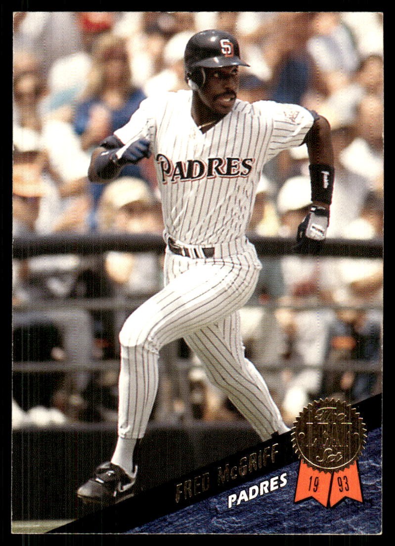 Fred McGriff 1993 Leaf #46 Padres FREE SHIPPING StackedPacks