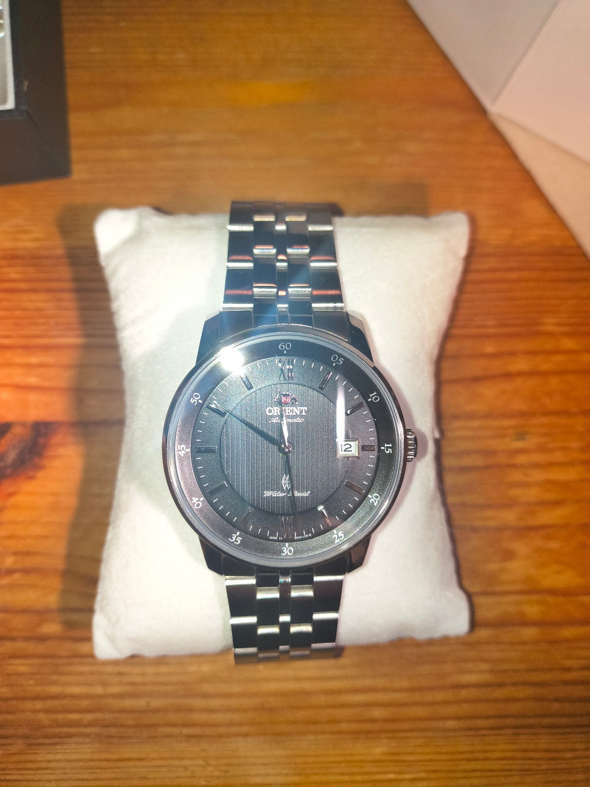 Orient Agent Automatic Watch Sapphire Crystal #ER… - image 2