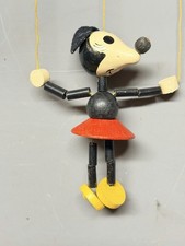 Minipup Mouse Pelham Puppet Wooden Mini Toy Puppet 5" 1950's Rare