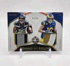 Cooper Kupp / Tyler Lockett - 2020 Panini Limited - Bound By Round - Gold /25 