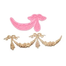 Baroque Scroll Silicone Mold Border Cake Decoration Fondant Sugarcraft Chocolate