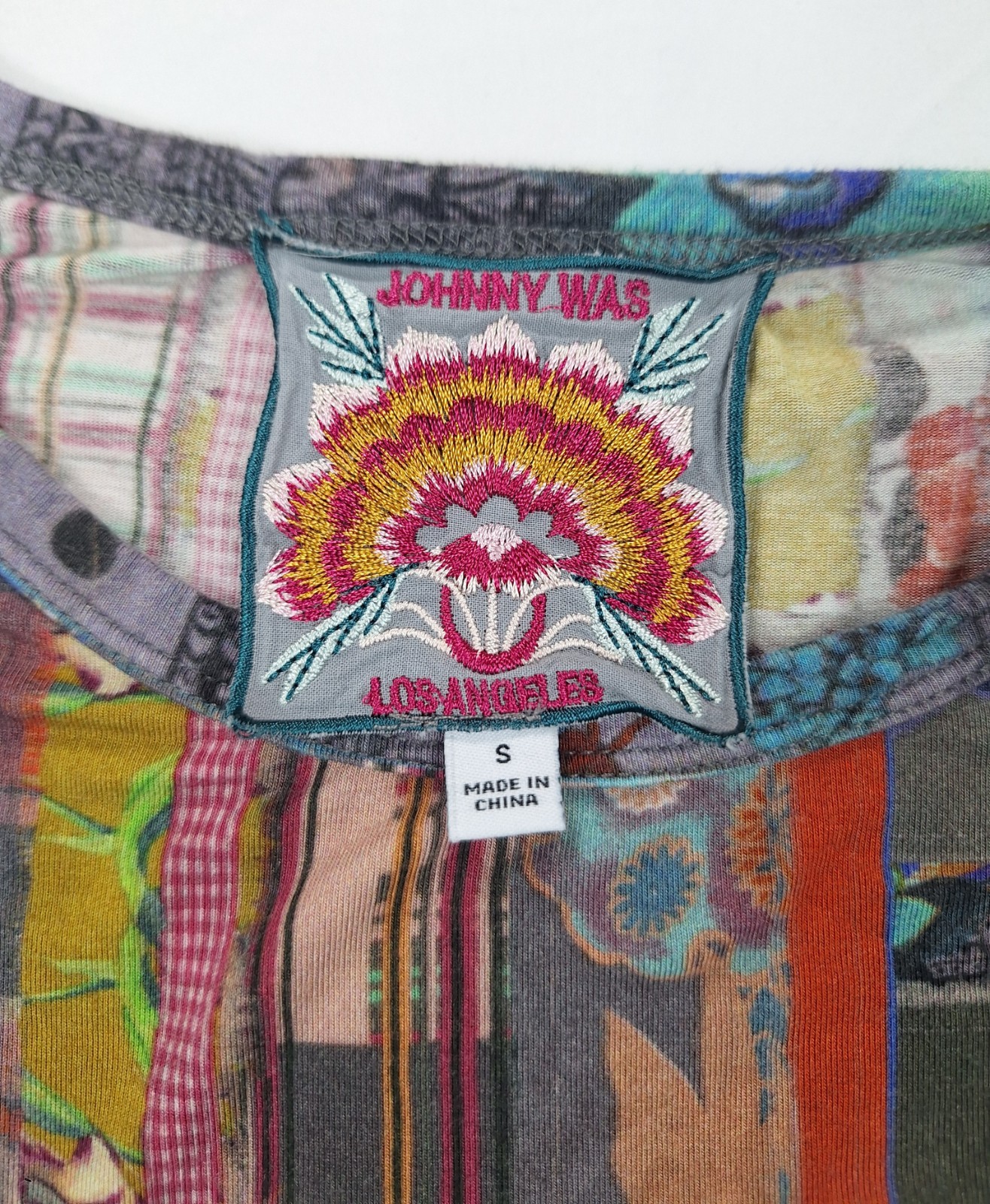 Johnny Was Sonnet Patchwork Puff Lightweight 3/4 … - image 6