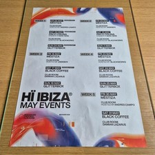 MAY EVENTS 2025 @ HI IBIZA - IBIZA CLUB POSTERS - DJ HOUSE MUSIC