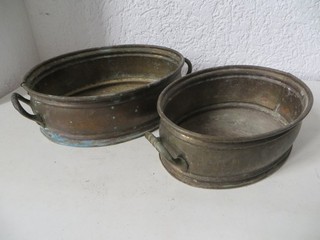 BEHÄLTER MESSINGBEHÄLTER MIT HENKEL VINTAGE