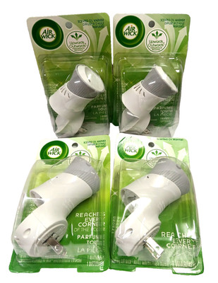 Air Wick Scented Diffuser Oil Warmer Plug Ins Only Lot of 4 NEW IN PACKAGE