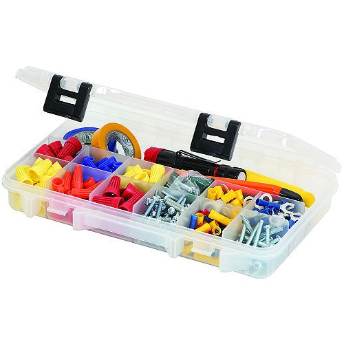 Plano 3700 Series Fixed Compartment Prolatch Stowaway Box, Pack of Three
